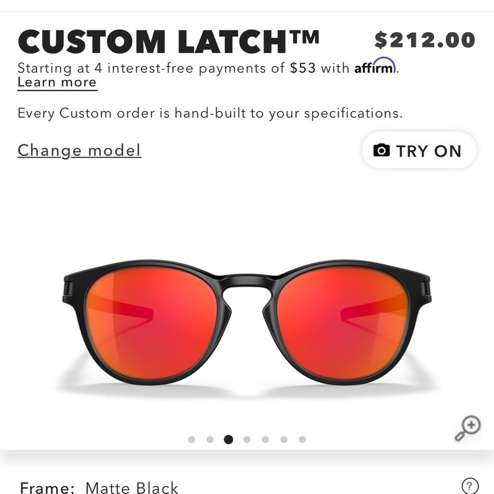 NWT Oakley unisex latch sunglasses
